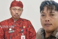 (Foto : Doc. Jatim Ekspose) Sekda Sumenep Edy Rasadi dan Aktivis Gaki Farid Azziyadi
