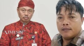 (Foto : Doc. Jatim Ekspose) Sekda Sumenep Edy Rasadi dan Aktivis Gaki Farid Azziyadi
