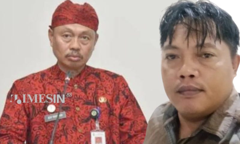 (Foto : Doc. Jatim Ekspose) Sekda Sumenep Edy Rasadi dan Aktivis Gaki Farid Azziyadi