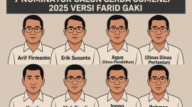 7 calon potensial Sekda Sumenep versi Farid Gaki.