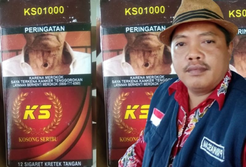 Rokok ilegal merek KS