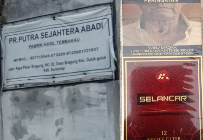 PR Putra Sejahtera Abadi, diduga produksi rokok bodong.