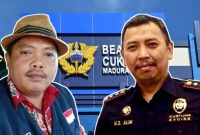 Ketua GAKI Farid Azzyadi (kiri), tantang Bea Cukai Madura.